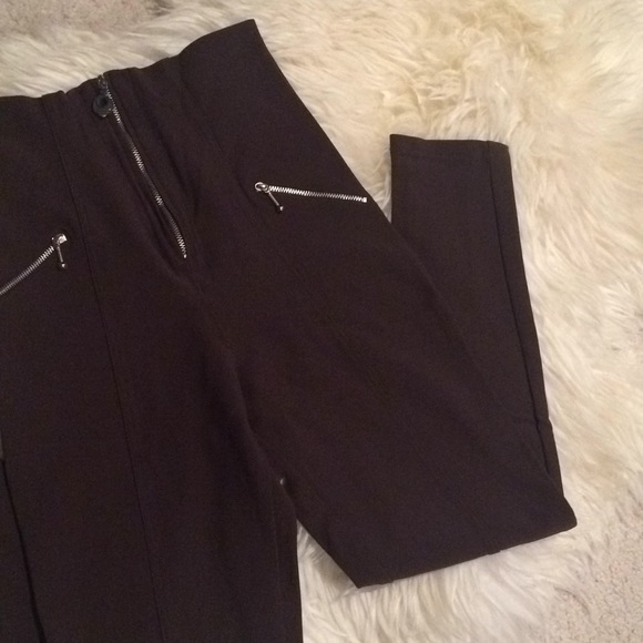 NEW Tension Paris High Waist Seamed Leggings - Picture 2 of 8
